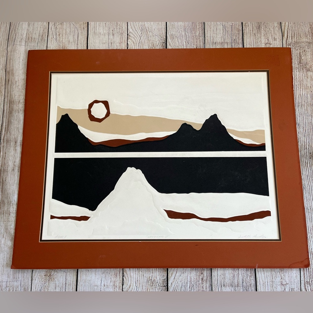 Judith Hendler Pencil Signed, Embossed 3D Texture Serigraph
